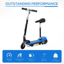 Blue Foldable Kids Electric Scooter with Brake Kickstand