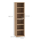 Wood-Effect CD Storage Units Set - Pack of 2 - Brown