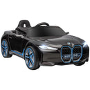 12V Black Kids Electric Ride-On Car with Remote Control and Music