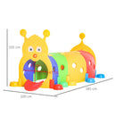 Multicoloured Kids Caterpillar Play Tunnel - Indoor/Outdoor, Ages 3-6