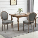 French-Style Dining Chairs Set, Vintage Traditional Design