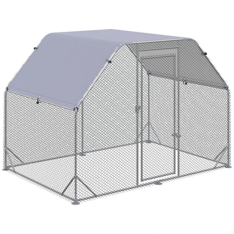 Large Outdoor Chicken Run with Roof, 4-6 Chickens, Hen House, Duck Pen ...