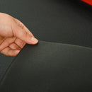 Non-Slip Black Exercise Equipment Mat 220 x 120cm