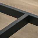 Rustic Brown 3-Piece Industrial Bar Table Set with 2 Stools