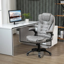 Grey Ergonomic Office Chair with Armrests & Adjustable Height