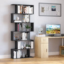 Black 6-Tier Shelving Unit