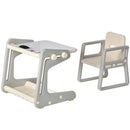 Blue Kids 2-in-1 Whiteboard Table & Chair Set