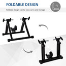 Black Magnetic Bike Trainer Stand for 26''-28'' & 700C Bikes