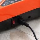 Orange & Grey Vibration Plate with Remote Control and Resistance Bands