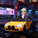 12V Yellow BMW M4 Licensed Kids Car with Remote Control & Music