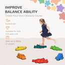 6PCs Crocodile Kids Stepping Stones Set - Sensory Toys with Anti-Slip Edge