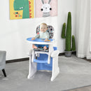Blue 3-in-1 Convertible Baby High Chair