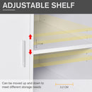 Oak Mobile Printer Stand with Storage - Modern Office Desk Unit