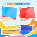 Kids Sailboat Style Inflatable Bouncy Castle with Slide & Pool - Blue