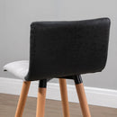 Grey Upholstered Bar Stool - Set of 2