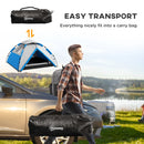 Blue Two-Person Camping Tent with Accessories
