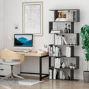 Black 6-Tier Shelving Unit