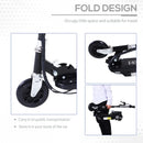 Black Electric Ride-On Scooter Toy with 120W Motor and 2 x 12V Battery