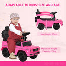 Pink Toddler Ride-On Push Car Walker Stroller