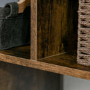 8-Cube Wood-Effect Storage Organizer - Natural Wood