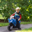 Blue Kids Electric Pedal Motorcycle Toy 6V Battery 18-48 months