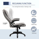 Grey Ergonomic Office Chair with Armrests & Adjustable Height