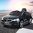 Black BMW 6GT Kids Electric Ride On Car 6V with Remote Control