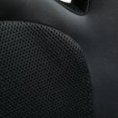 Black High-Back Faux Leather Office Chair with Wheels