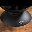 Black Globe Tabletop Bioethanol Fireplace with Lid