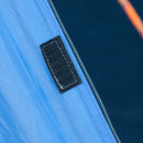 3-Person Blue Tunnel Camping Tent with Vestibule and Rainfly