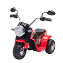 Red 3-Wheel Electric Kids Motorbike Toy with Horn & Headlights