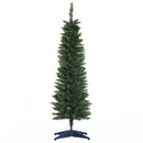 5ft Green Slim Artificial Christmas Tree with Sturdy Stand