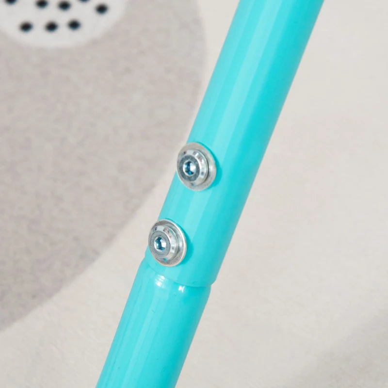 Foldable Kids Gymnastics Bar - Adjustable Height, Green