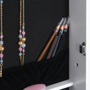 White Standing Mirror Jewelry Cabinet