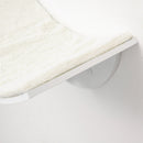 White Curved Cat Wall Shelf Bed 41x28x21cm