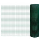 Dark Green PVC Coated Wire Mesh Fencing - 30m Length