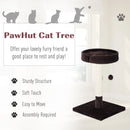 Cat Tree Scratching Post - Beige/Brown