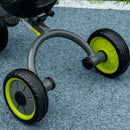 Black Kids Trike with Adjustable Seat, Basket & Bell - Ages 2-5