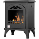 Black Ethanol Fireplace Stove - 1.2L Tank, 3 Hours Burn Time