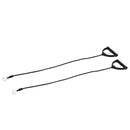 Compact Black Stepper with Resistance Bands and LCD Display