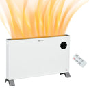 2000W White Electric Convector Heater - 3 Heat Settings, Timer