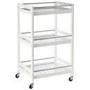 White 3-Tier Kitchen Storage Cart