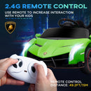 Green Licensed Electric Ride-On Car with Remote Control and Music