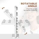 White LED Hollywood Makeup Mirror with Dimmable Lights