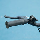 Blue Foldable Electric Scooter with LED Headlight for Ages 7-14