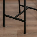 3-Piece Industrial Oak Tone Table Stool Set