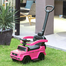 Pink Toddler Ride-On Push Car Walker Stroller