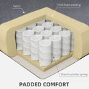 Grey Massage Recliner Chair with Heat and 8 Massage Points