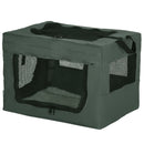 Grey Pet Carrier with Cushion for Miniature Dogs - 48.5cm