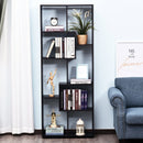 Black Eight-Section Tall Shelving Unit